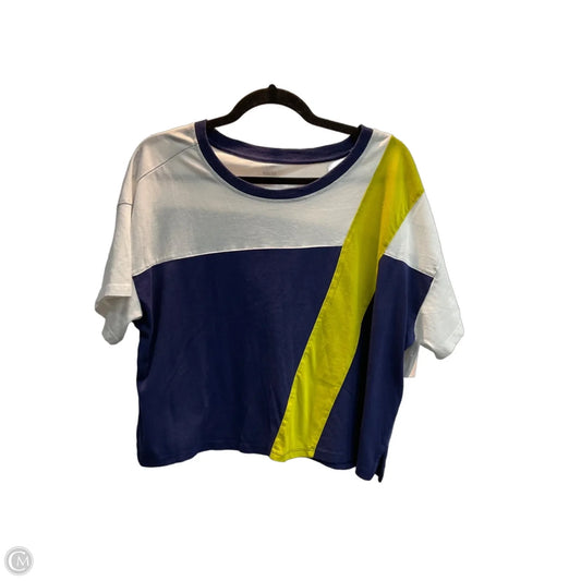 Top Short Sleeve By Maeve In Multi-colored, Size: M