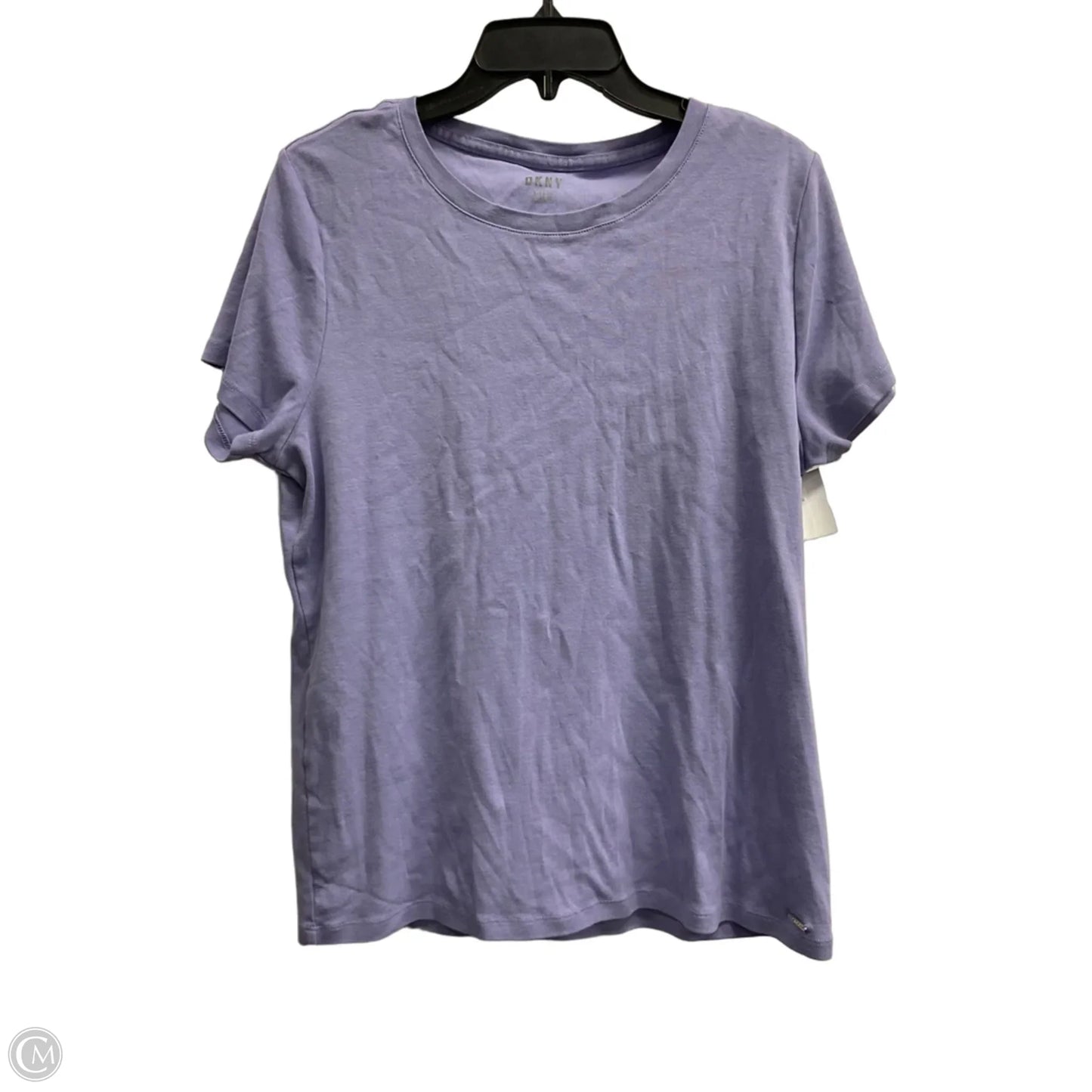 Top Short Sleeve Basic By Dkny In Purple, Size: Xl