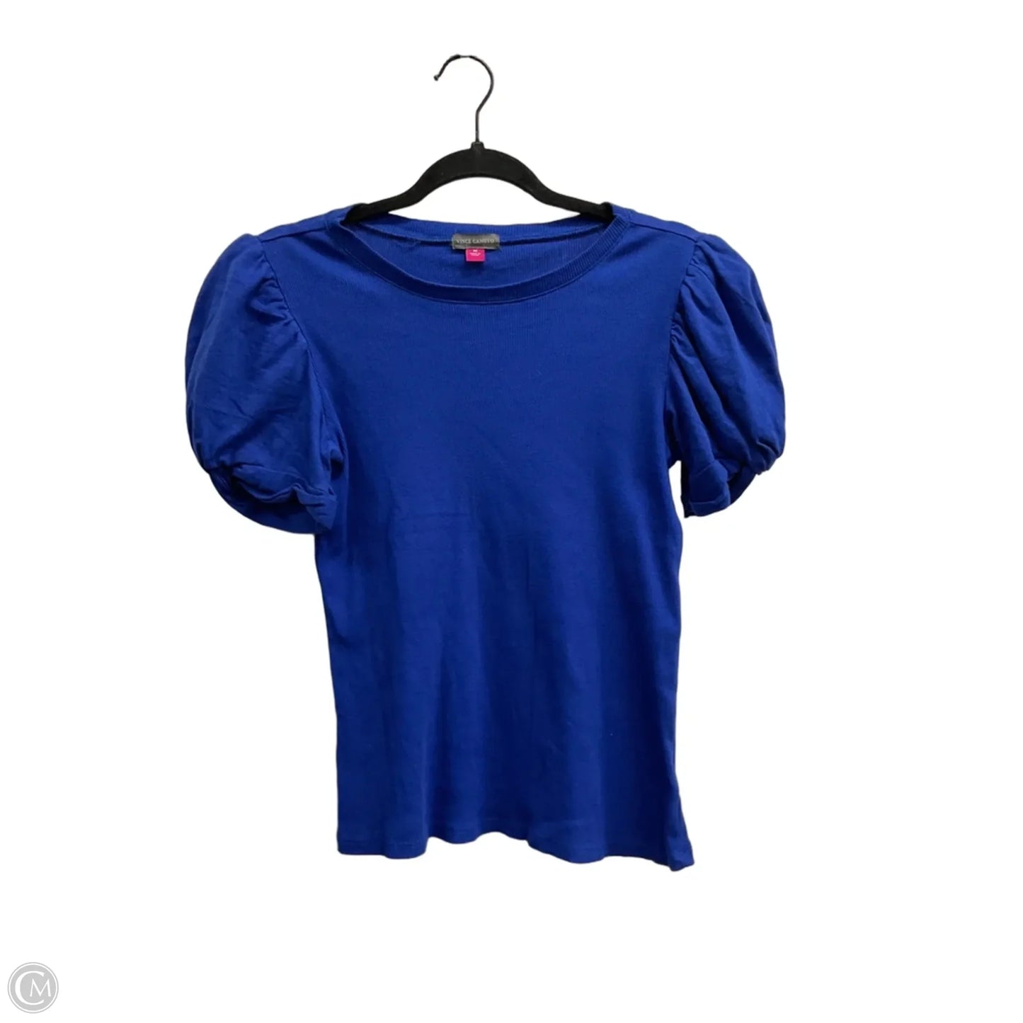 Top Short Sleeve By Vince Camuto In Blue, Size: M