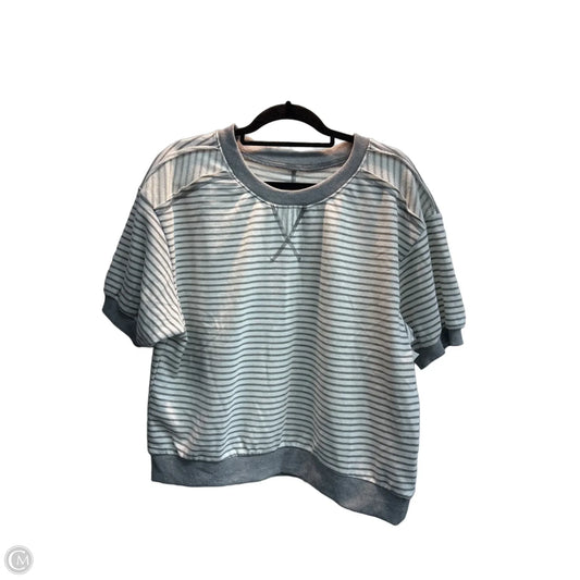 Top Short Sleeve By Umgee In Striped Pattern, Size: S