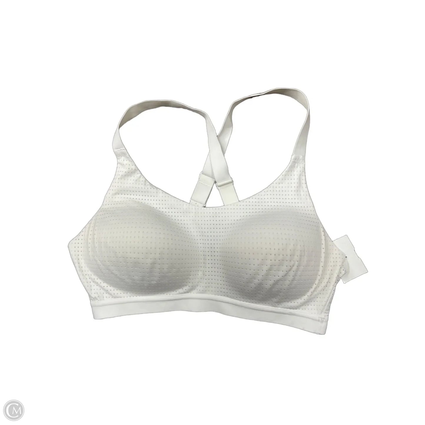 Athletic Bra By Victorias Secret In White, Size: L
