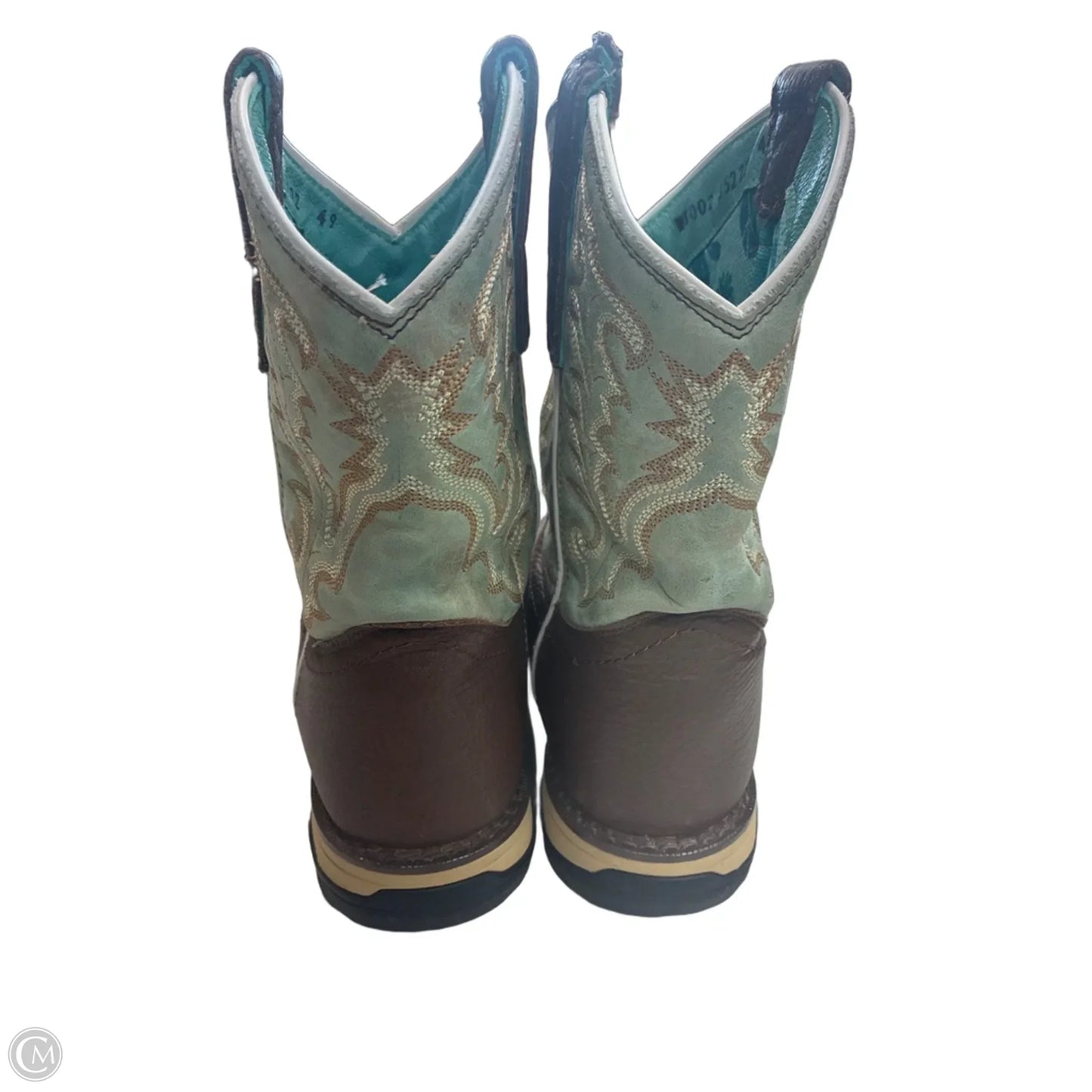 Boots Western By Corral In Brown & Green, Size: 8.5