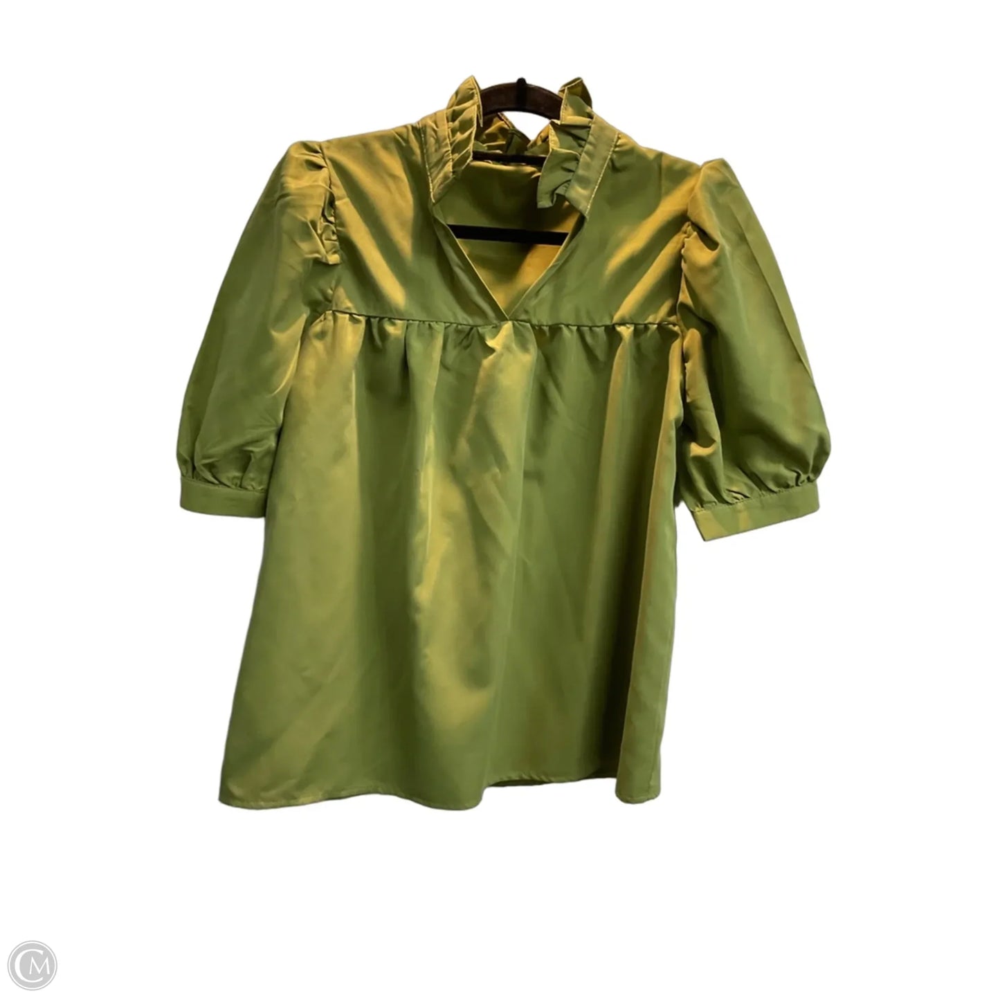 Top Short Sleeve By Clothes Mentor In Green, Size: Xs