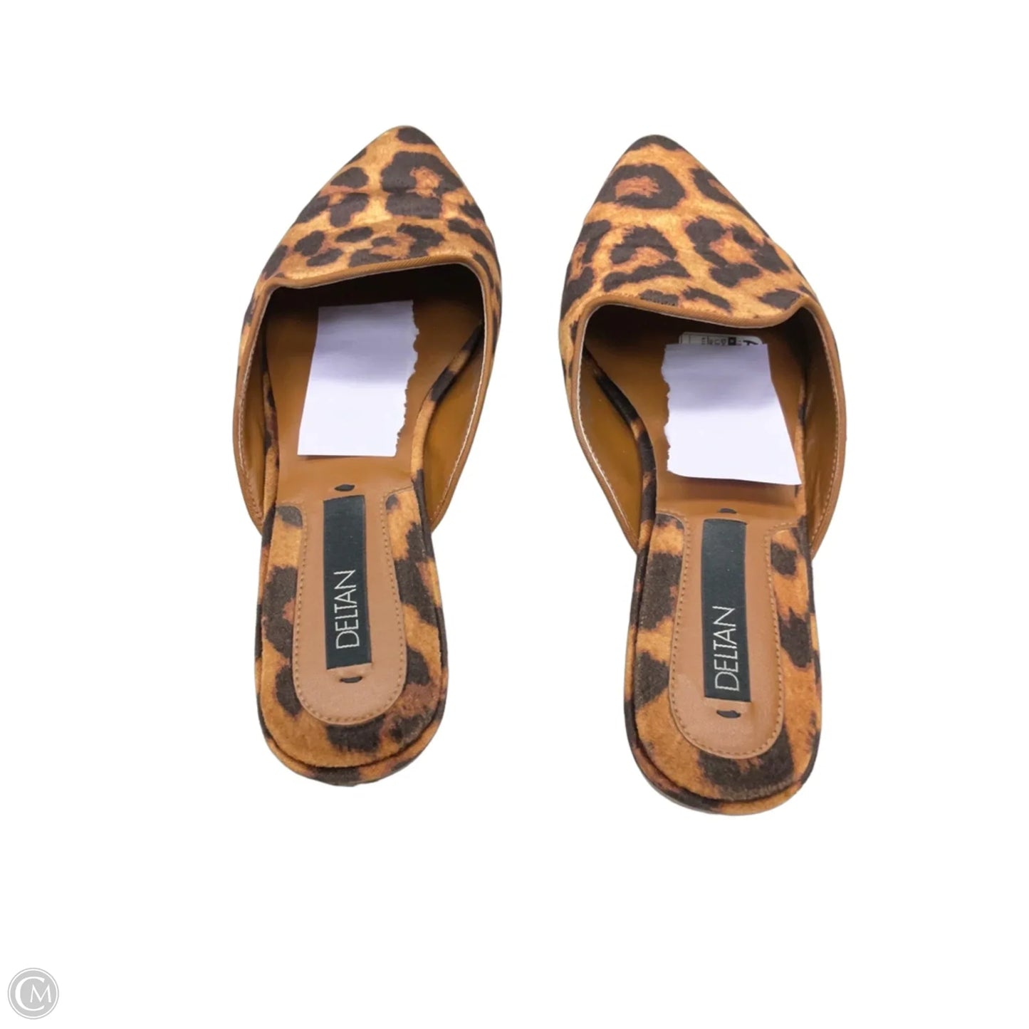 Shoes Flats By Clothes Mentor In Leopard Print, Size: 9.5
