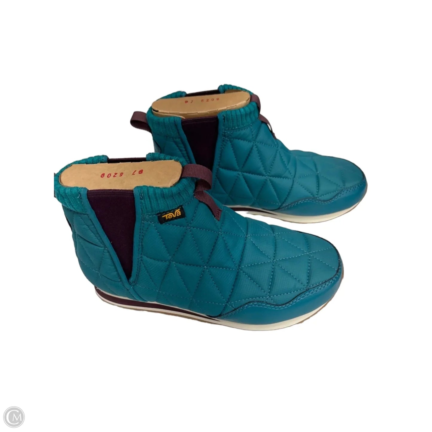 Boots Snow By Teva In Teal, Size: 7