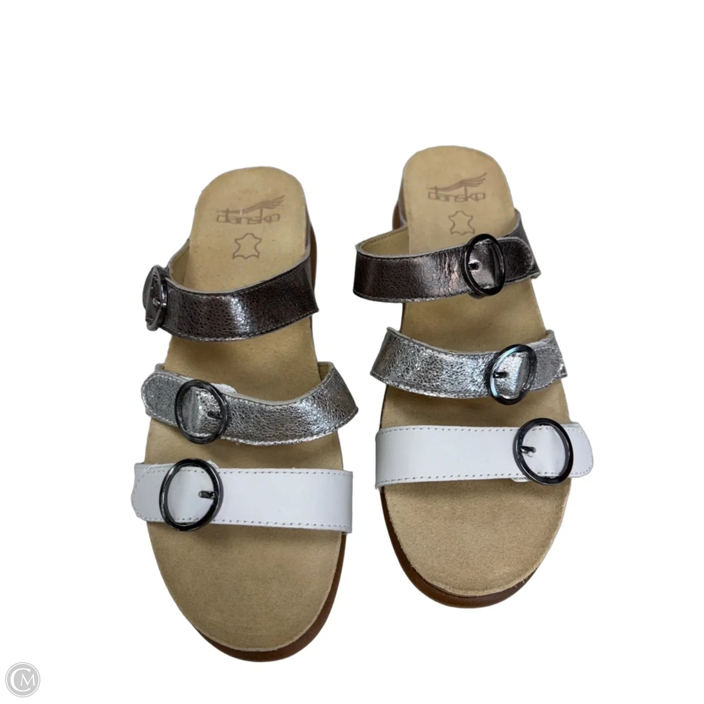 Sandals Heels Platform By Dansko In Bronze, Size: 6.5