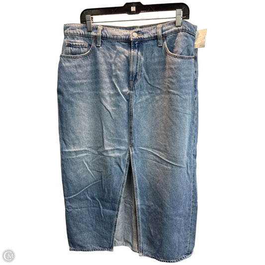 Skirt Maxi By Old Navy In Blue Denim, Size: 12