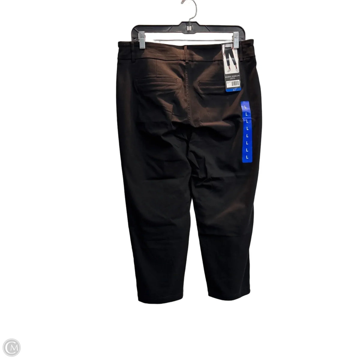 Pants Cropped By Mario Serrani In Black, Size: 12