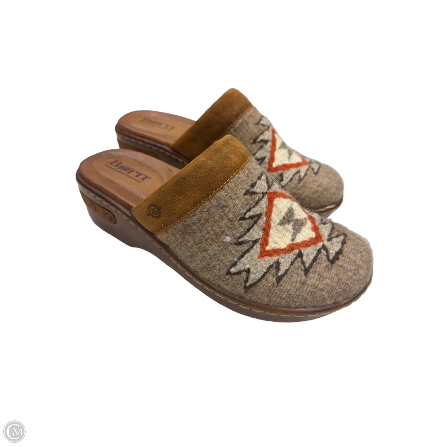 Shoes Heels Platform By Born In Brown, Size: 7