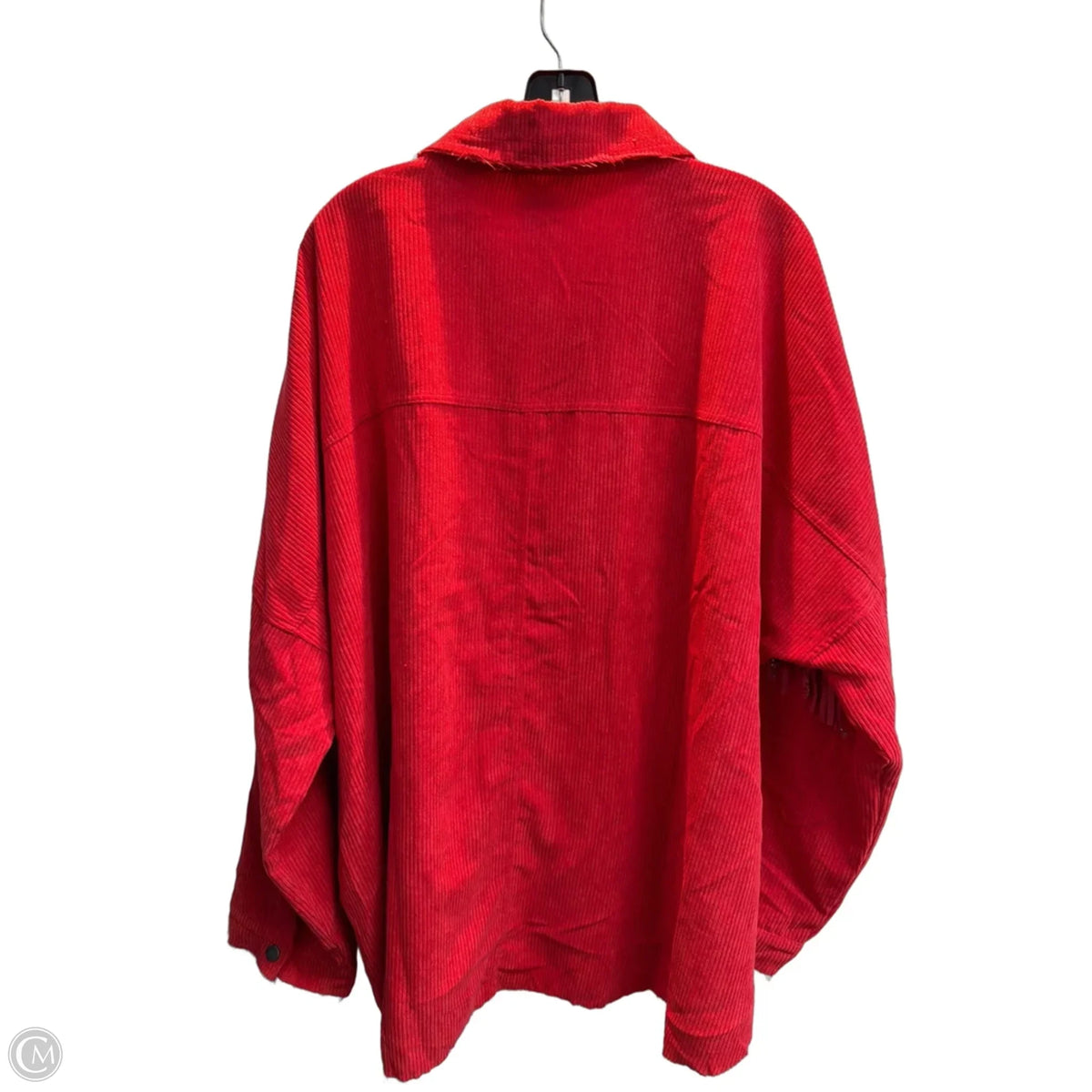 Top Long Sleeve By Geegee In Red, Size: 3x