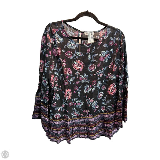 Top Long Sleeve By Beachlunchlounge In Multi-colored, Size: Xl