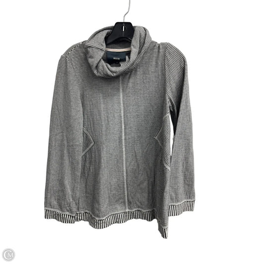 Sweatshirt Collar By Maeve In Striped Pattern, Size: S