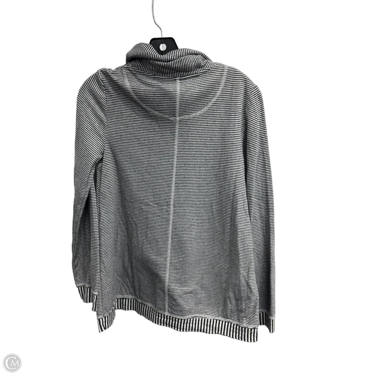 Sweatshirt Collar By Maeve In Striped Pattern, Size: S