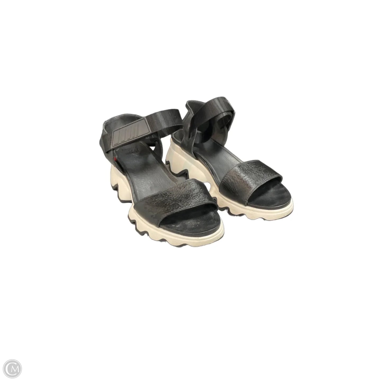 Sandals Heels Platform By Sorel In Black, Size: 9.5