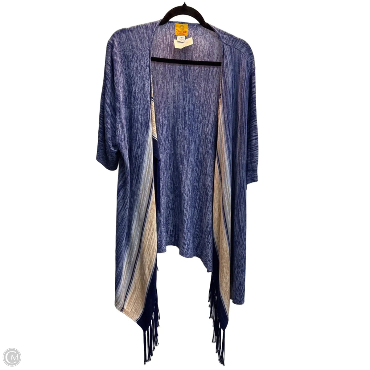 Shawl By Ruby Rd In Blue, Size: 1x