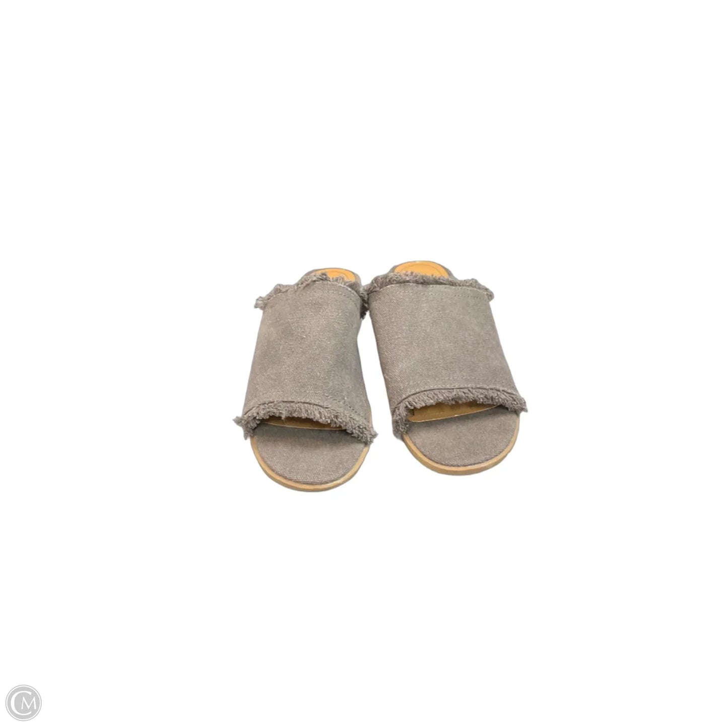 Sandals Heels Block By Universal Thread In Grey, Size: 8