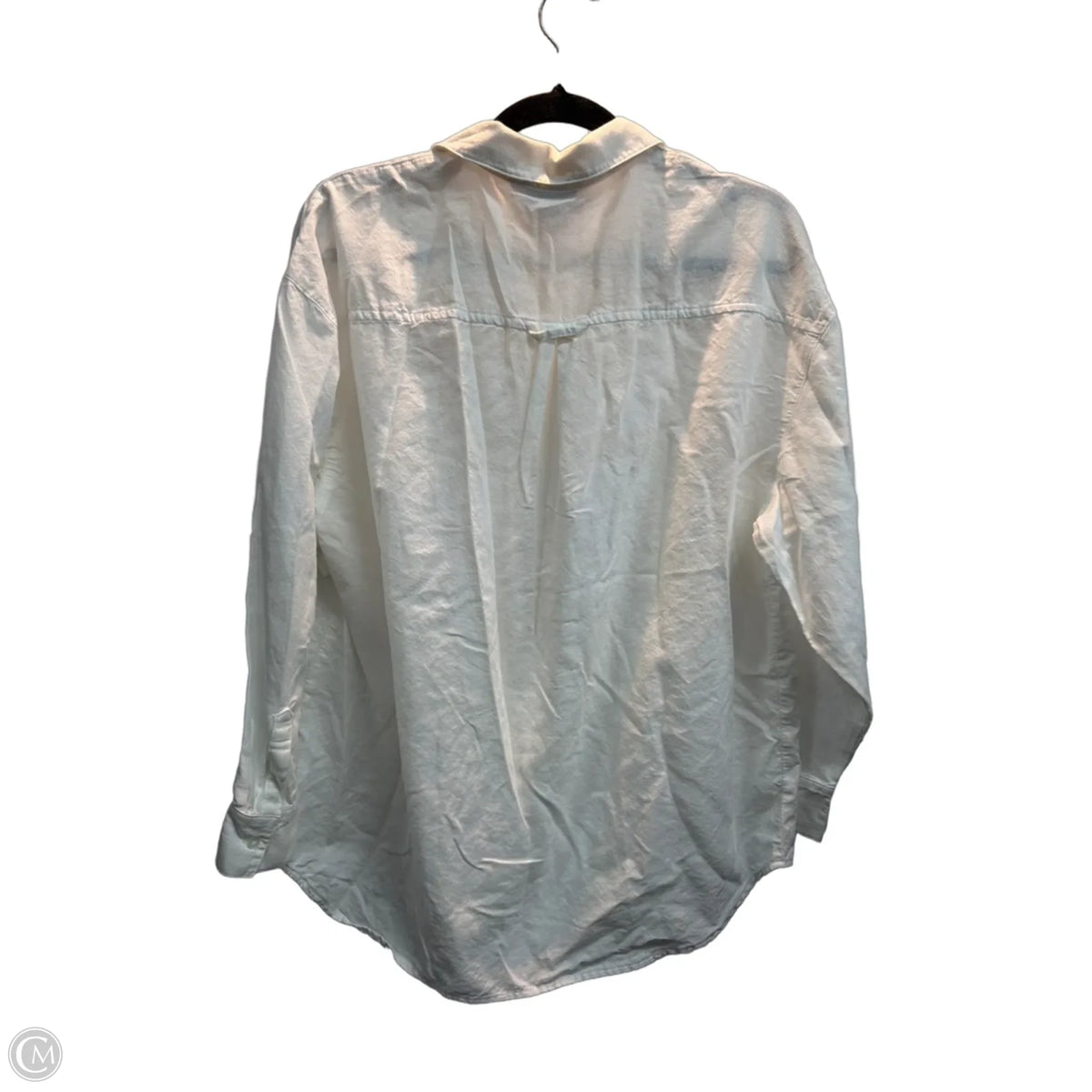 Top Long Sleeve By Old Navy In White, Size: S