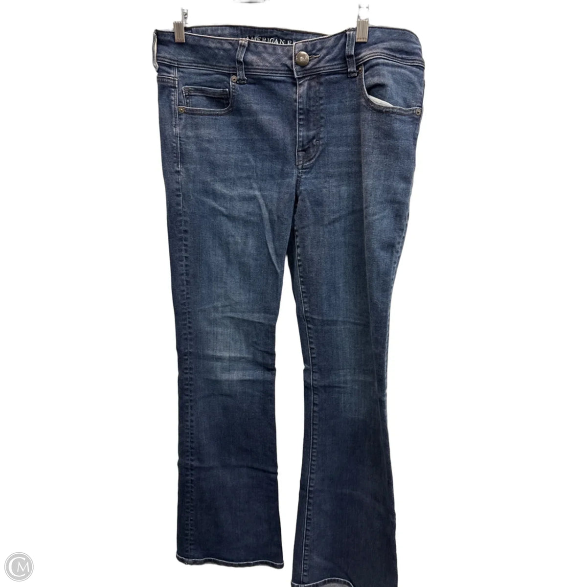 Jeans Boot Cut By American Eagle In Blue Denim, Size: 14