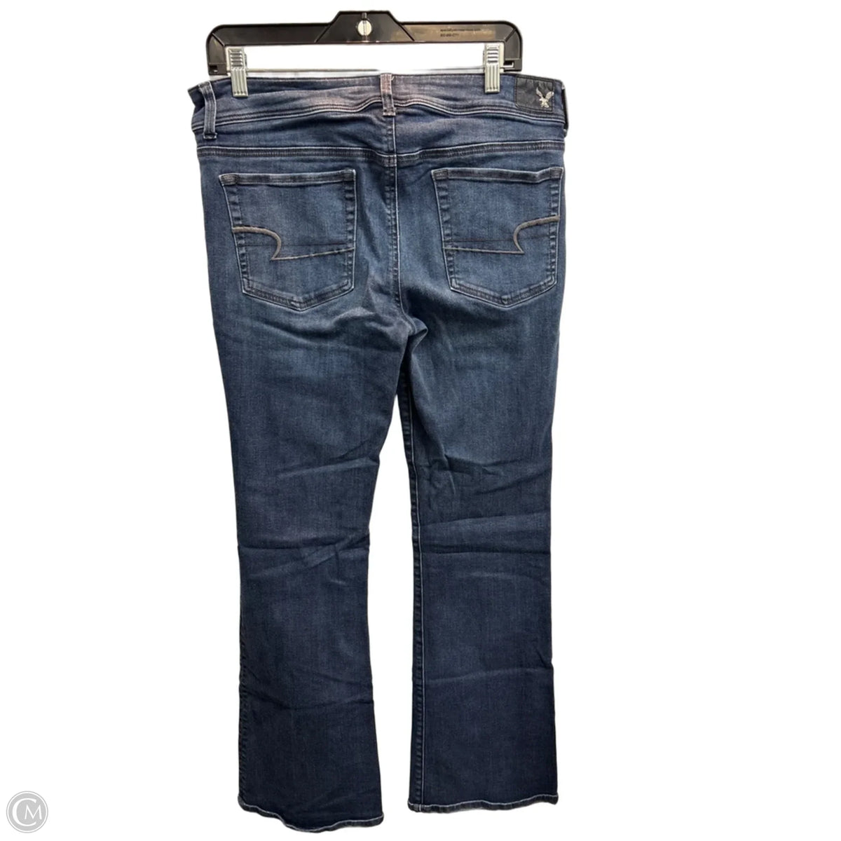 Jeans Boot Cut By American Eagle In Blue Denim, Size: 14