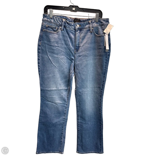 Jeans Boot Cut By Talbots In Blue Denim, Size: 10p