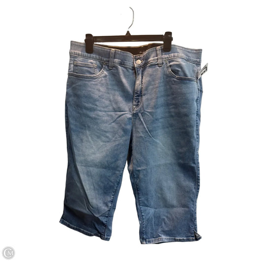 Capris By Clothes Mentor In Blue Denim, Size: 20