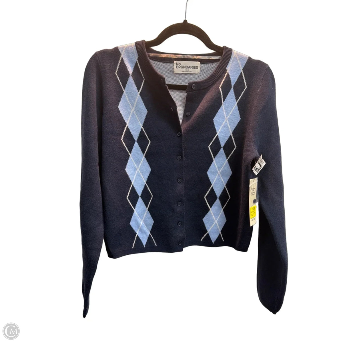 Cardigan By No Boundaries In Blue, Size: M