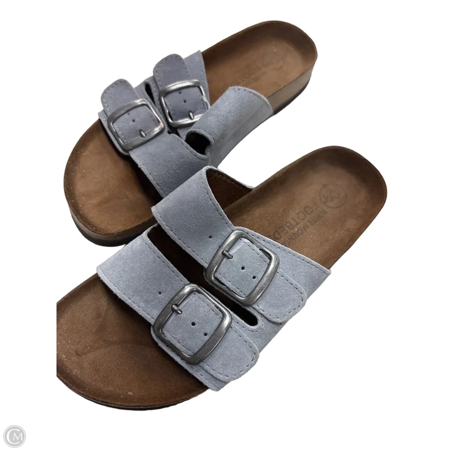 Sandals Flats By White Mountain In Blue, Size: 6