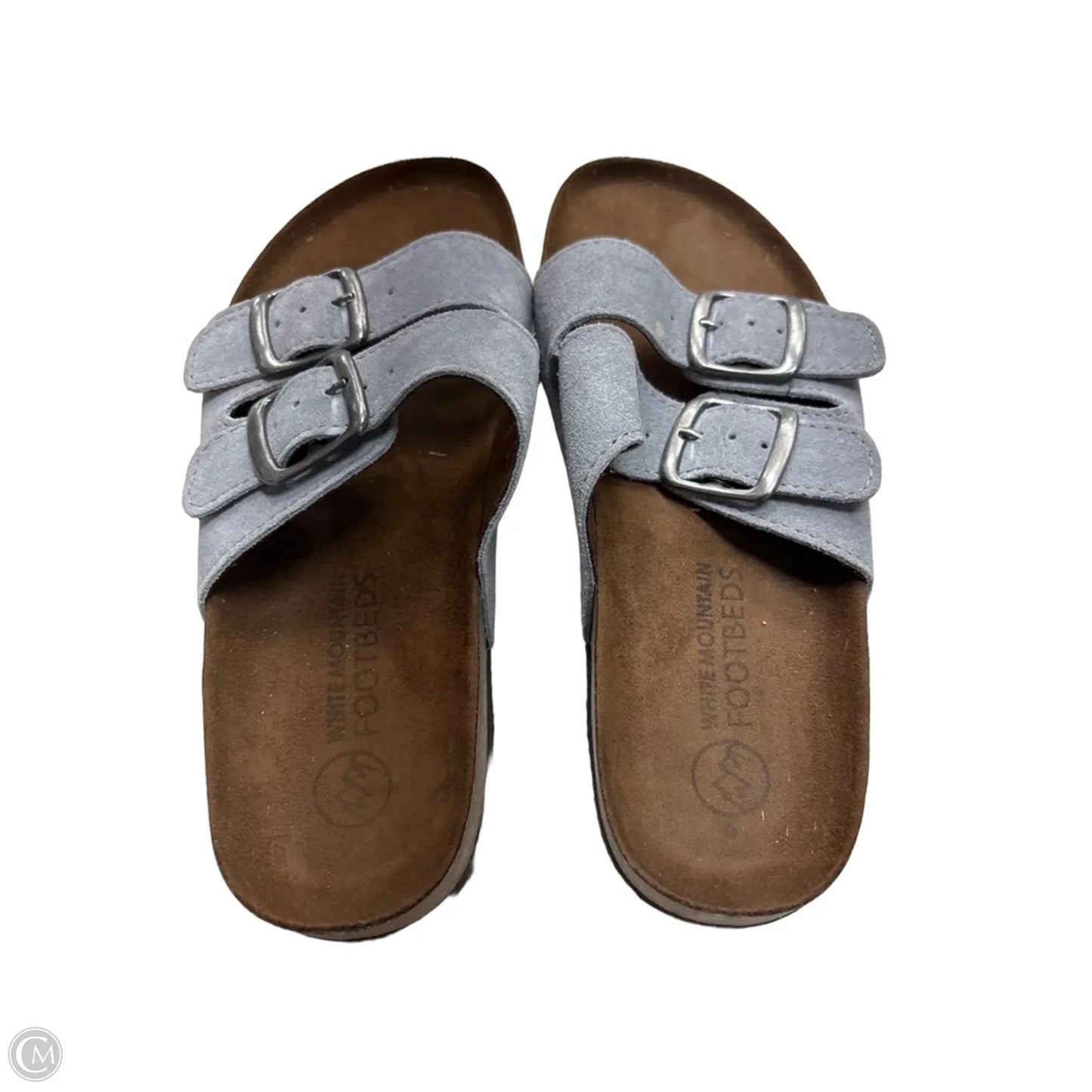 Sandals Flats By White Mountain In Blue, Size: 6