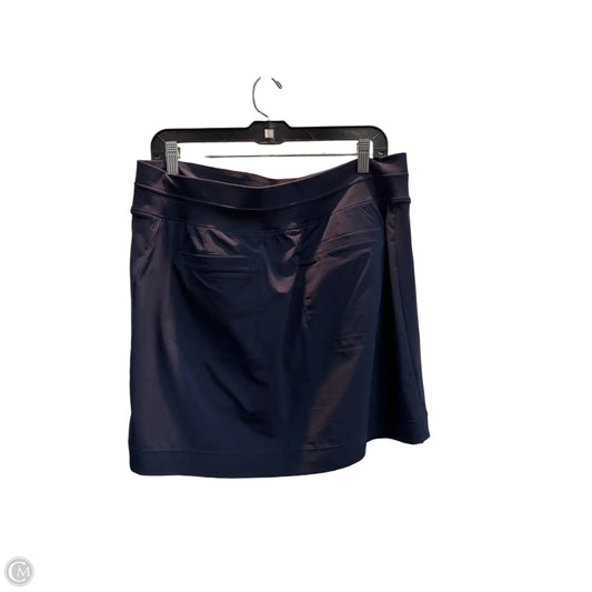 Athletic Skort By Athleta In Navy, Size: L