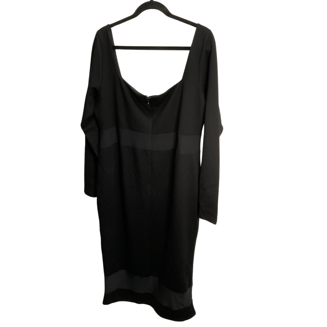 Dress Casual Maxi By Clothes Mentor In Black, Size: 2x