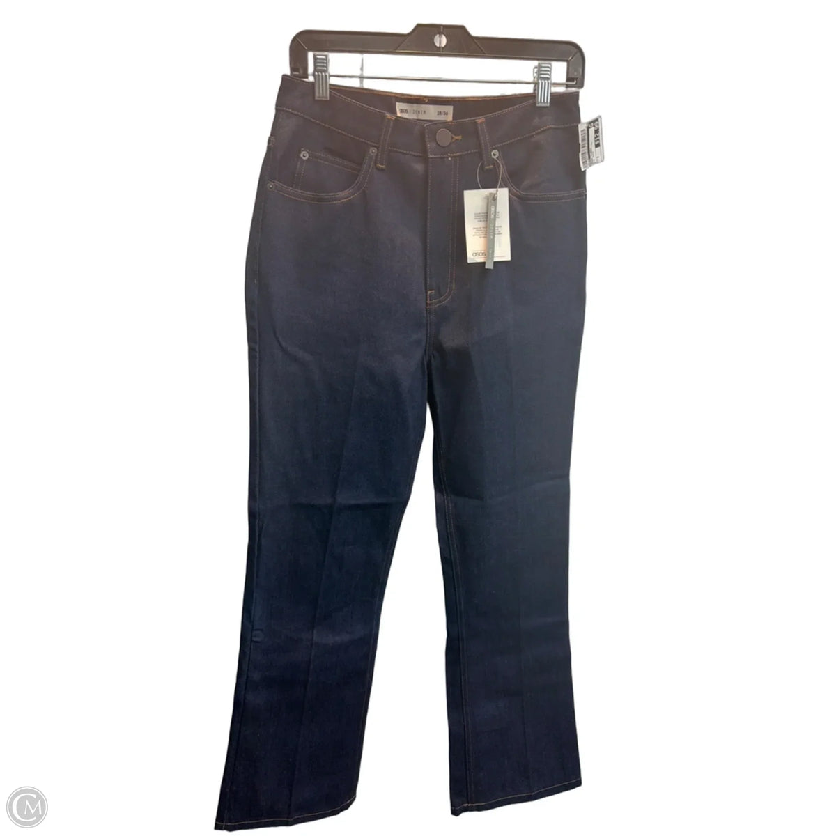 Jeans Flared By Asos In Blue Denim, Size: 6