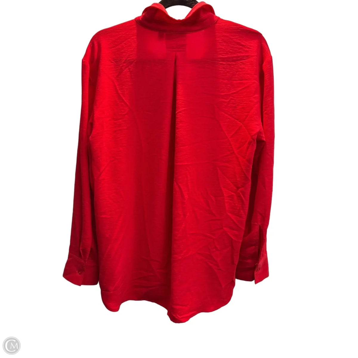 Blouse Long Sleeve By Rafaella In Red, Size: M