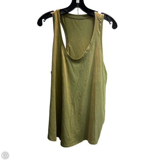 Athletic Tank Top By Lululemon In Green, Size: Xl