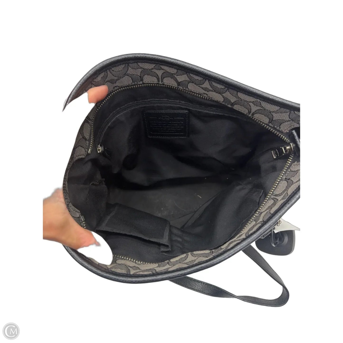 Tote Designer By Coach, Size: Medium