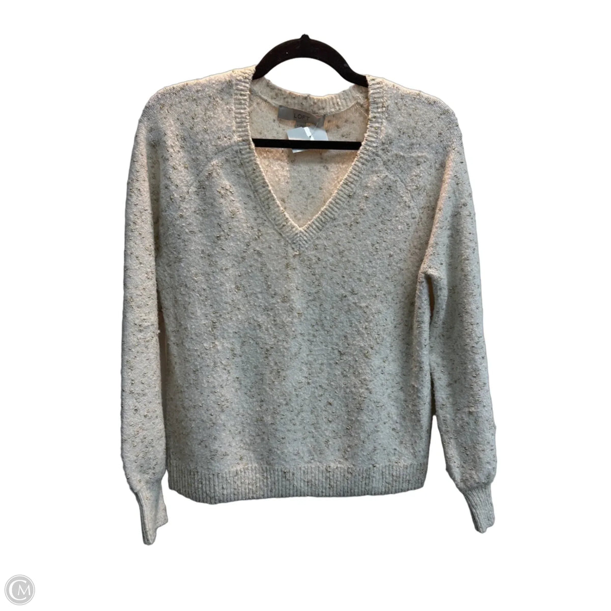 Sweater By Loft In Gold, Size: S