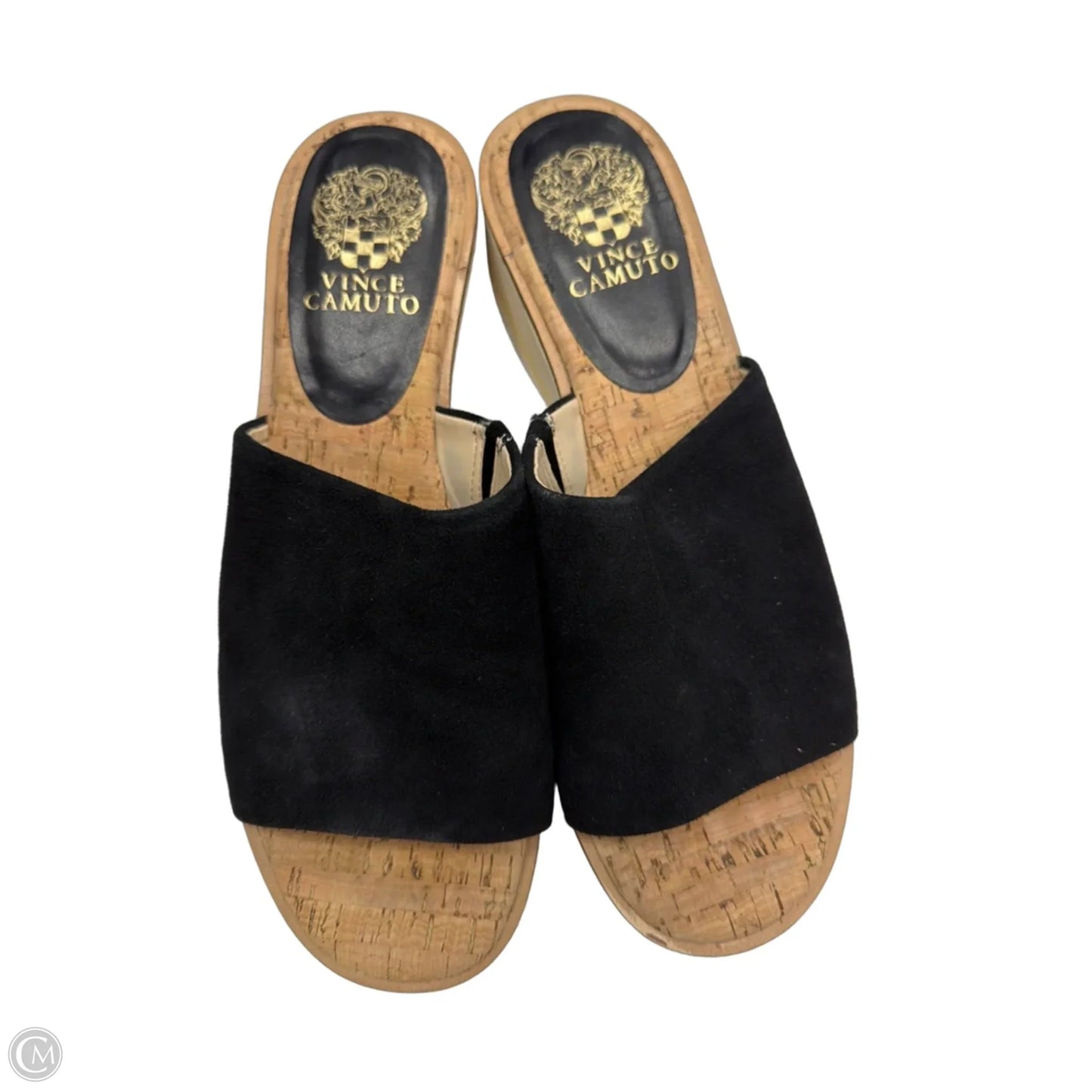 Sandals Heels Platform By Vince Camuto In Black, Size: 9