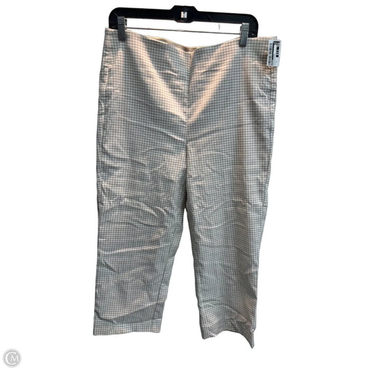 Pants Leggings By Chicos In Checkered Pattern, Size: 14