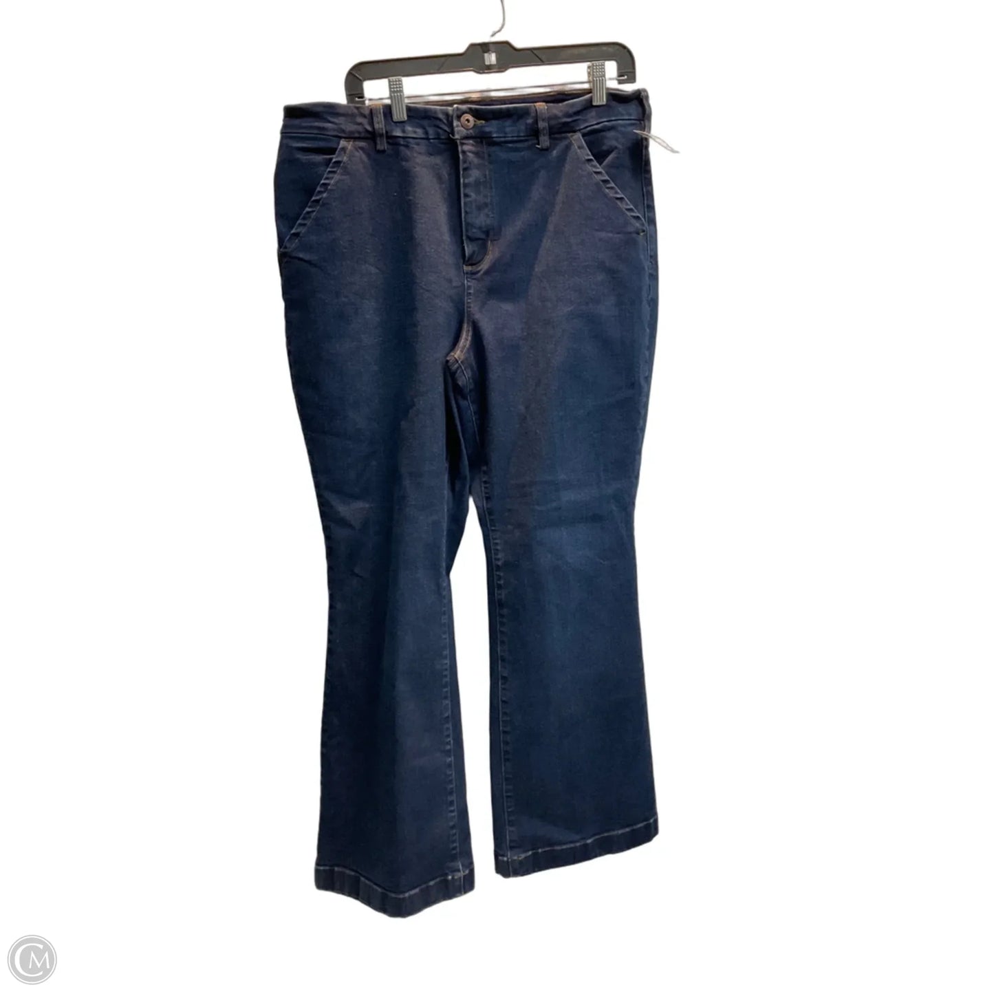 Jeans Boot Cut By Duluth Trading In Blue Denim, Size: 16