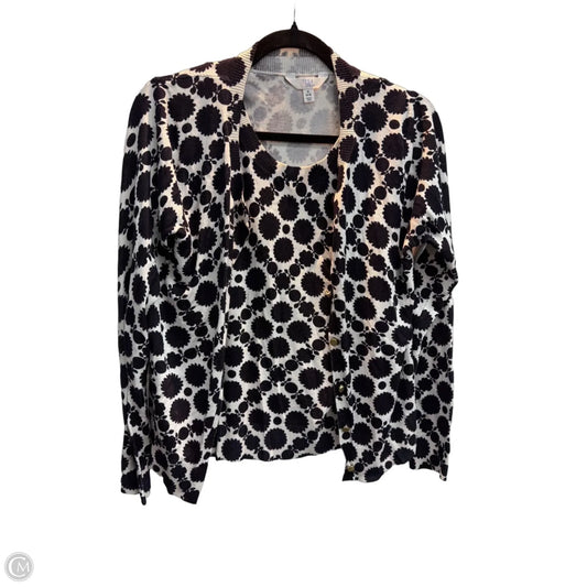 Top 2pc Long Sleeve By Time And Tru In Blue & White, Size: S