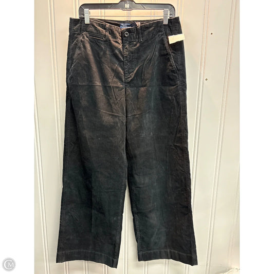 Pants Corduroy By Lauren By Ralph Lauren In Black, Size: 8