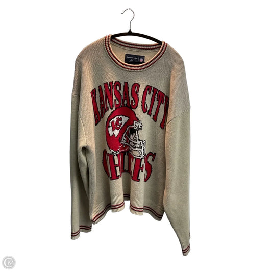 Sweater By Abercrombie And Fitch In Tan, Size: Xl