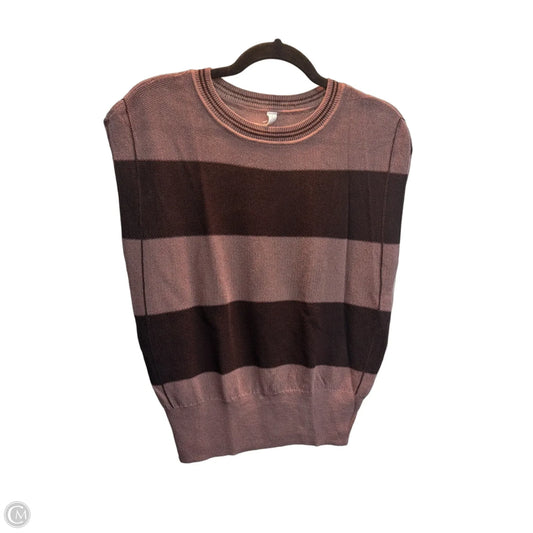 Top Sleeveless By Stylus In Striped Pattern, Size: S