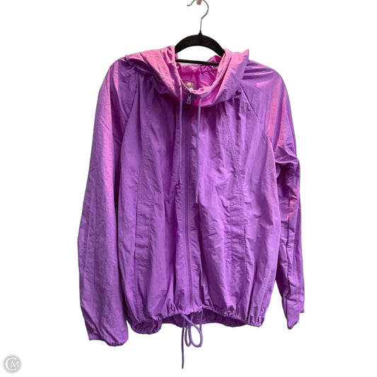 Jacket Windbreaker By Avia In Purple, Size: S