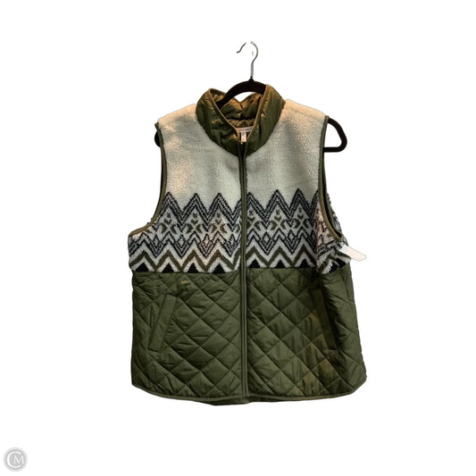 Vest Puffer & Quilted By Maurices In Green, Size: Xl