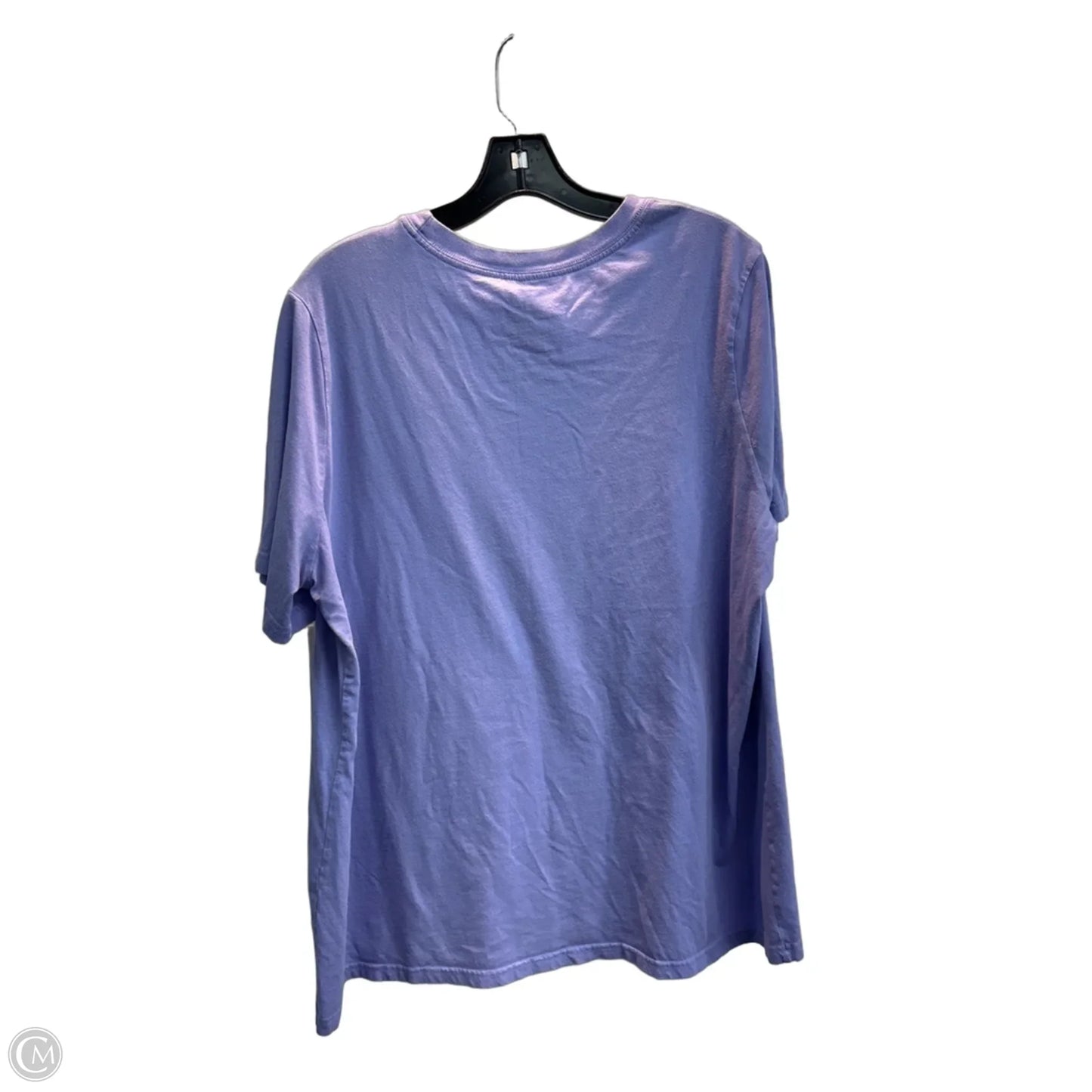Top Short Sleeve Basic By Adidas In Purple, Size: 2x