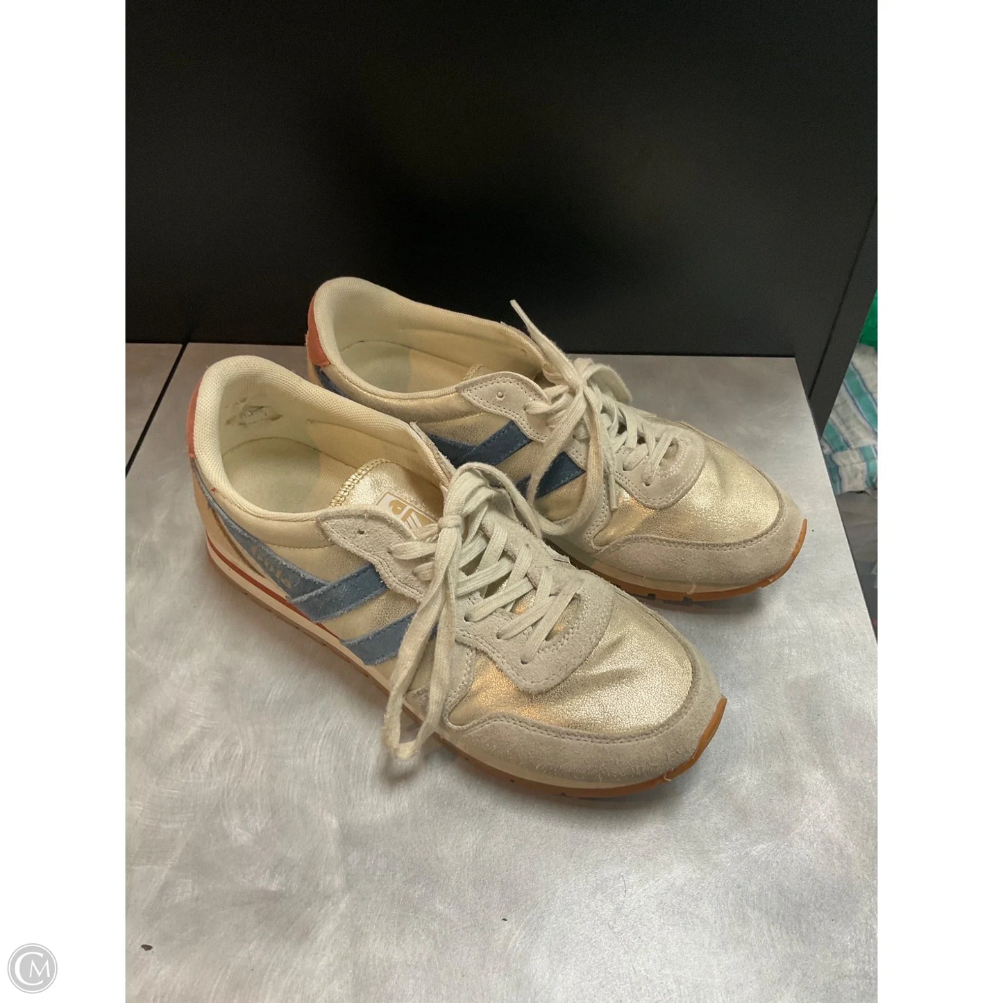 Shoes Sneakers By Gola In Gold, Size: 9