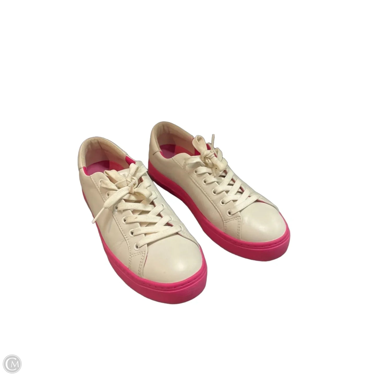 Shoes Sneakers By Armani Exchange In Pink & White, Size: 8