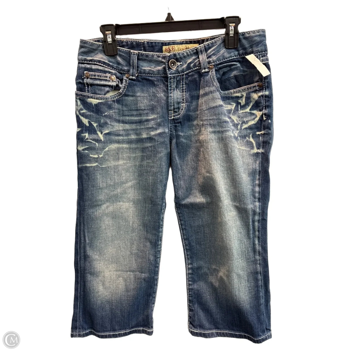 Capris By Bke In Blue Denim, Size: 10