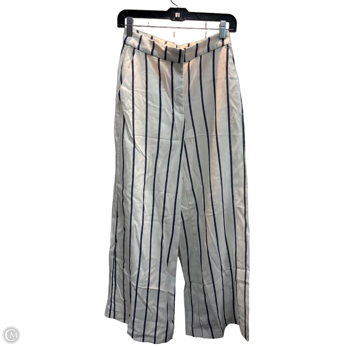 Pants Wide Leg By H&m In Striped Pattern, Size: 4
