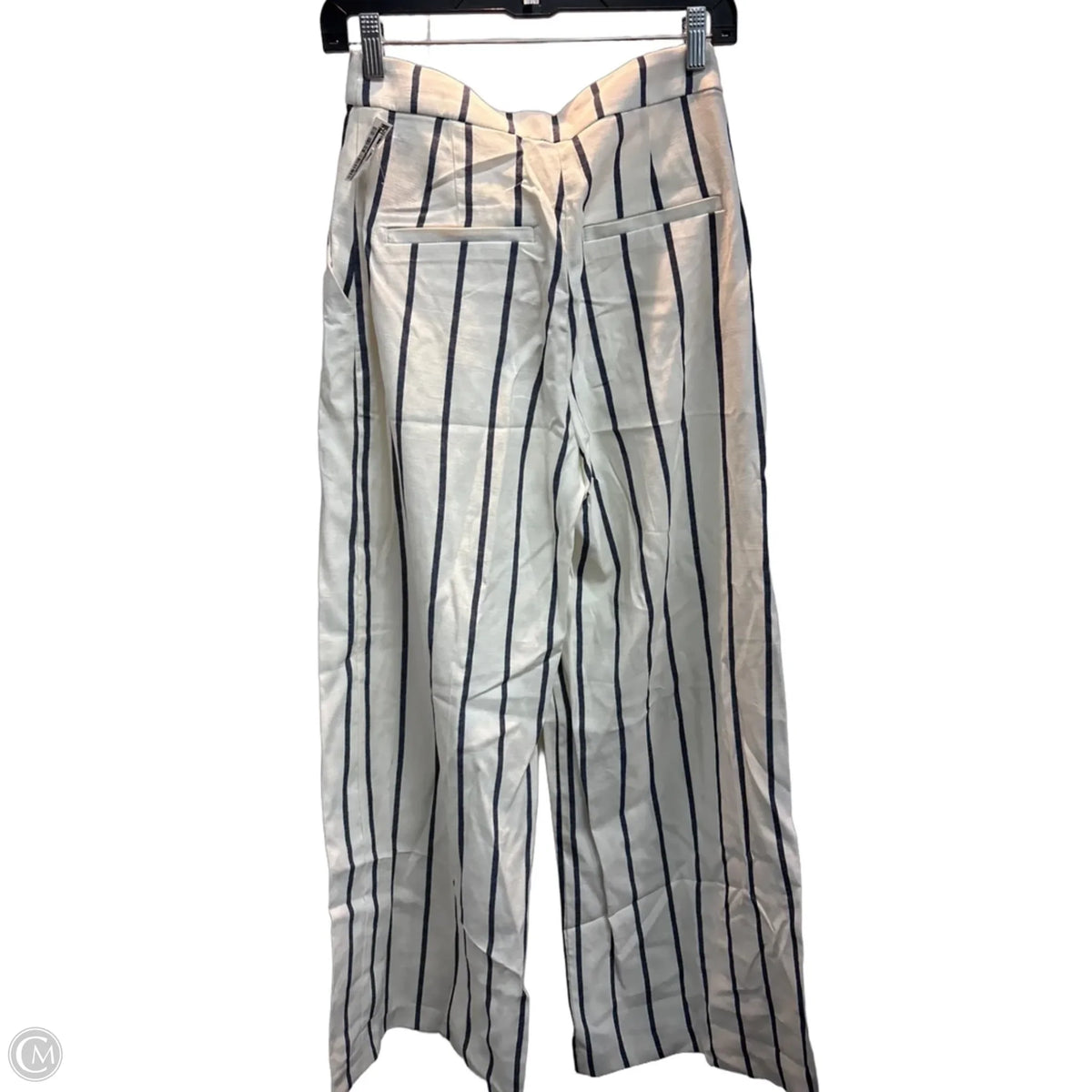 Pants Wide Leg By H&m In Striped Pattern, Size: 4